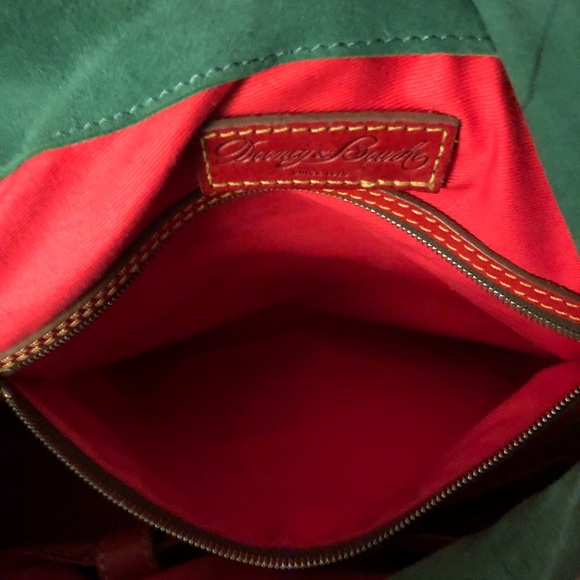 Dooney & Bourke Italy Florentine Leather Vaccetta satchel red bag - Picture 9 of 16